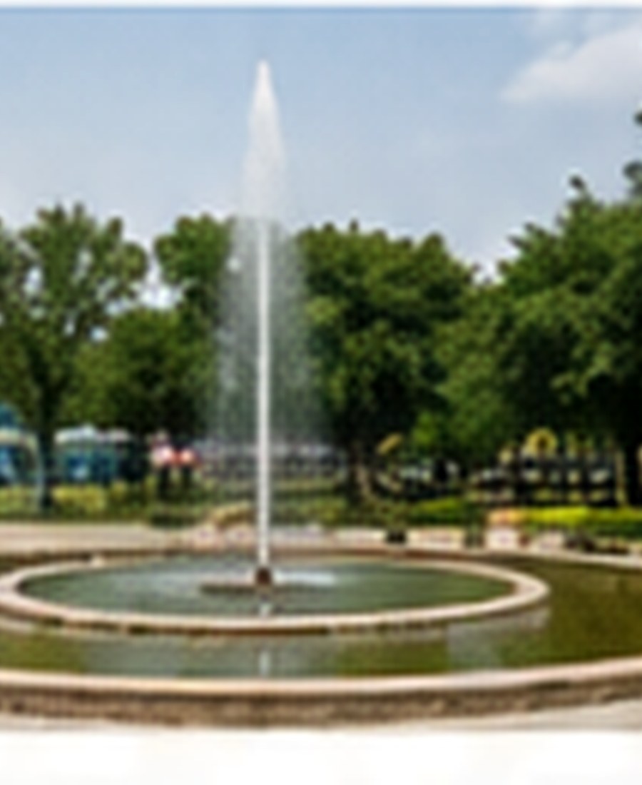 Jinnah Park Rawalpindi - Fountain and recreation area, Punjab, Pakistan